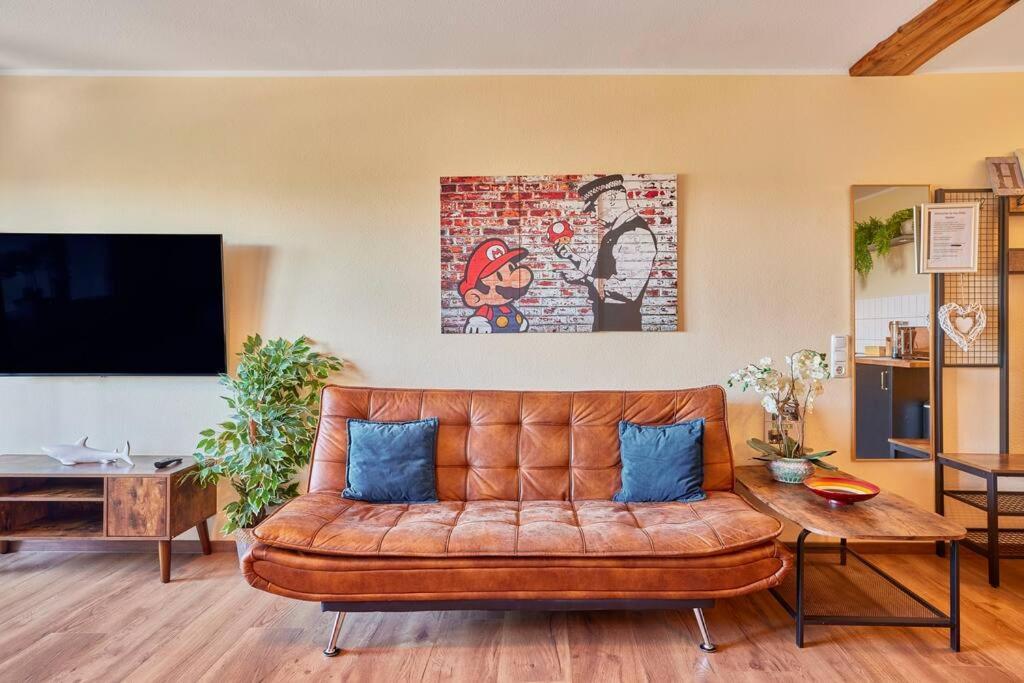 Ferienwohnung *Neues Loft*- Nahe Frankfurter Flughafen + Bahnhof Neu-Isenburg Exterior foto